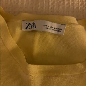 Zara Yellow Tank Top